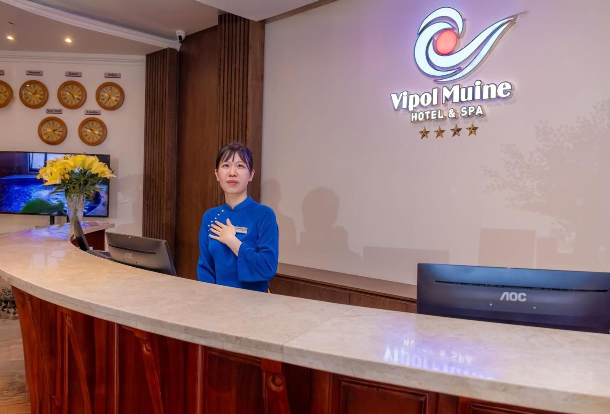 Vipol Mui Ne Hotel & Spa Exterior foto